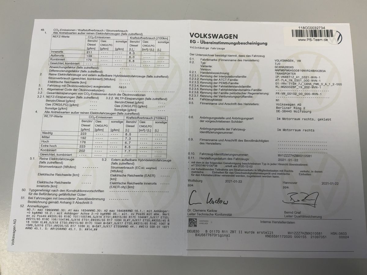 Volkswagen T6 d'occasion