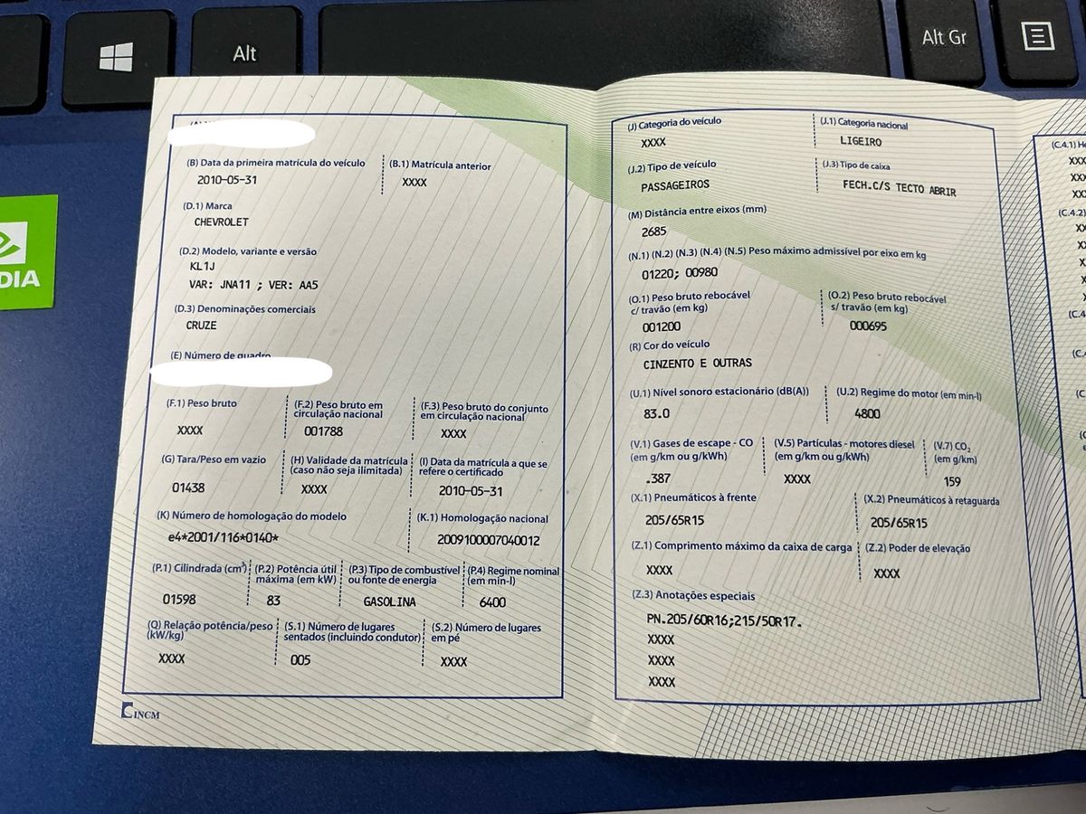 Chevrolet Cruze 1.6 LS