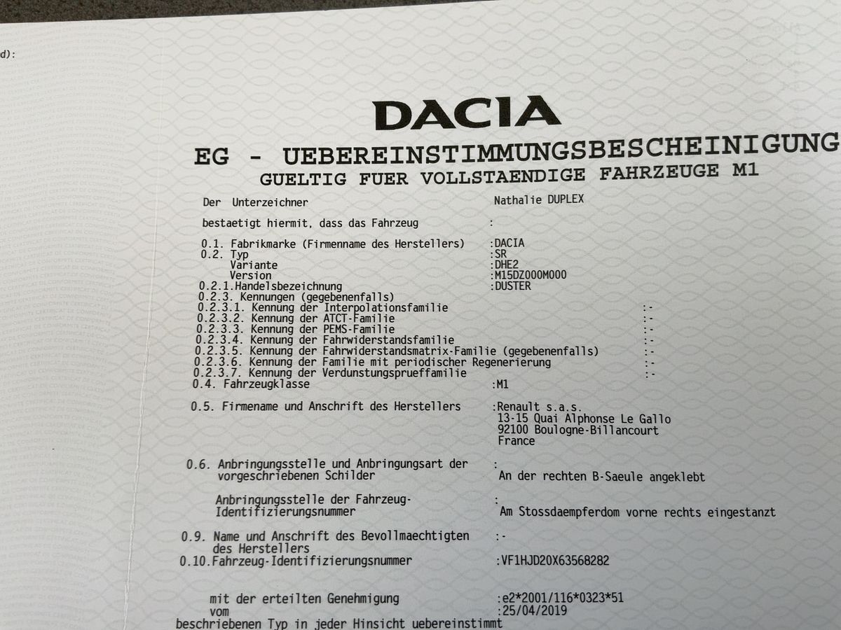 Dacia Duster d'occasion