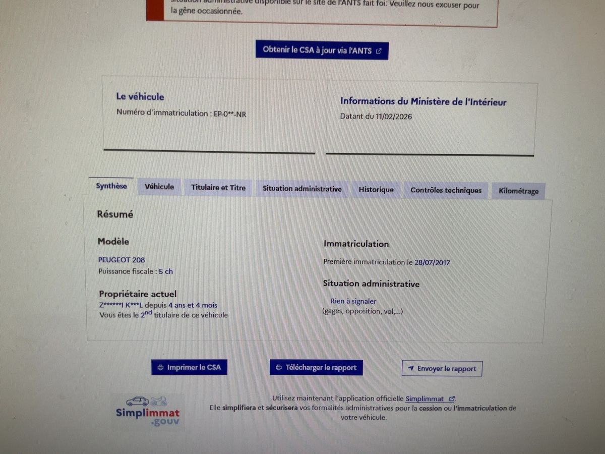 Peugeot 208 d'occasion