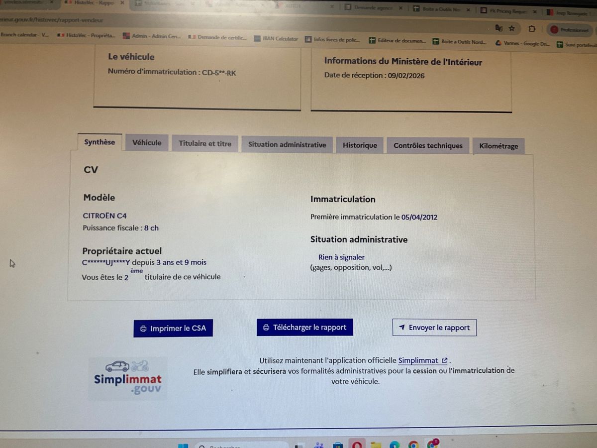 Citroen C4 d'occasion