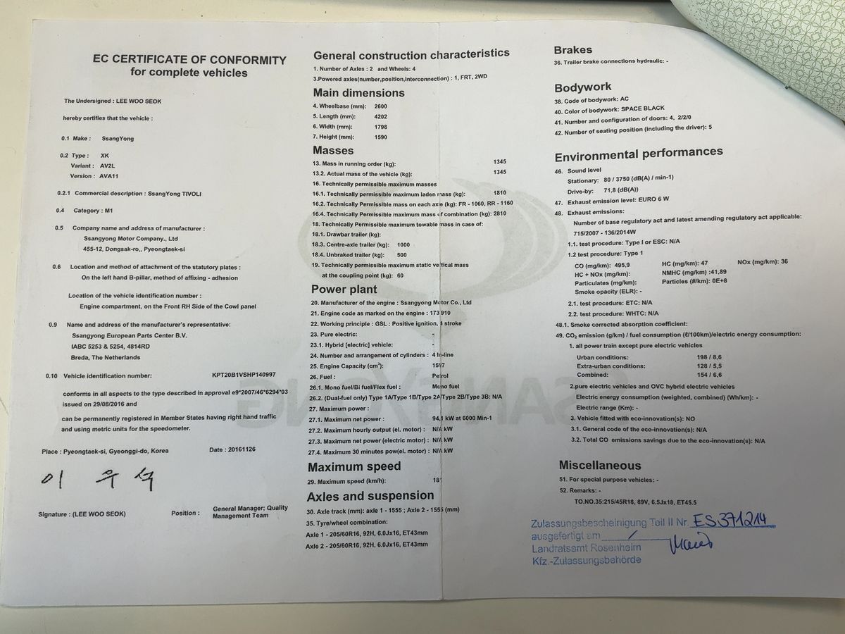 Ssangyong Tivoli d'occasion