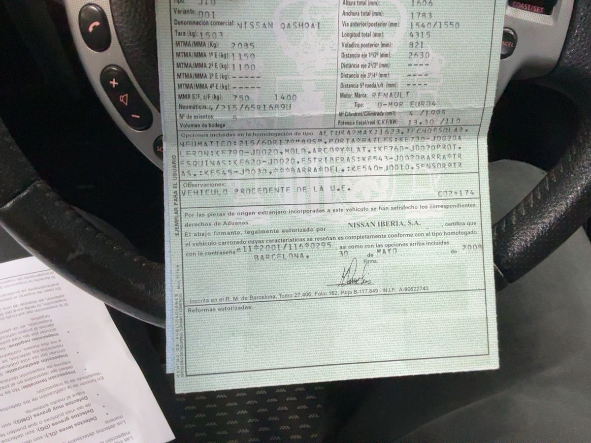 Nissan Qashqai d'occasion