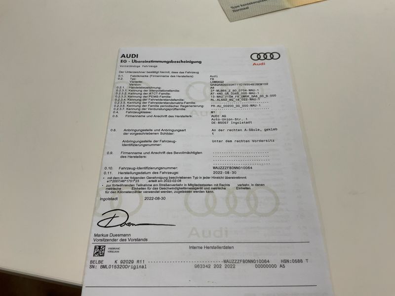 Audi A8 50 TDI Mild-Hybrid quattro — zdjęcie 16