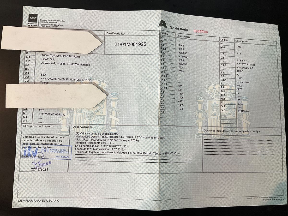 Seat Toledo d'occasion