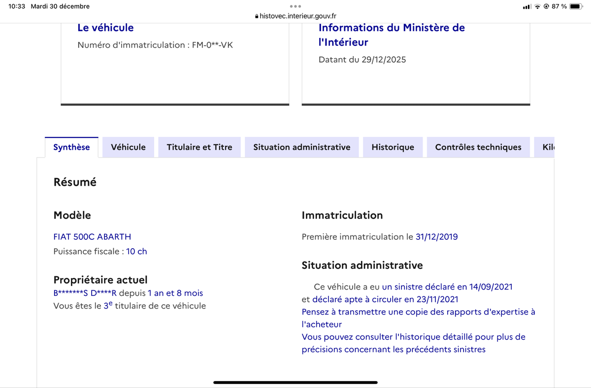 Abarth 595C d'occasion