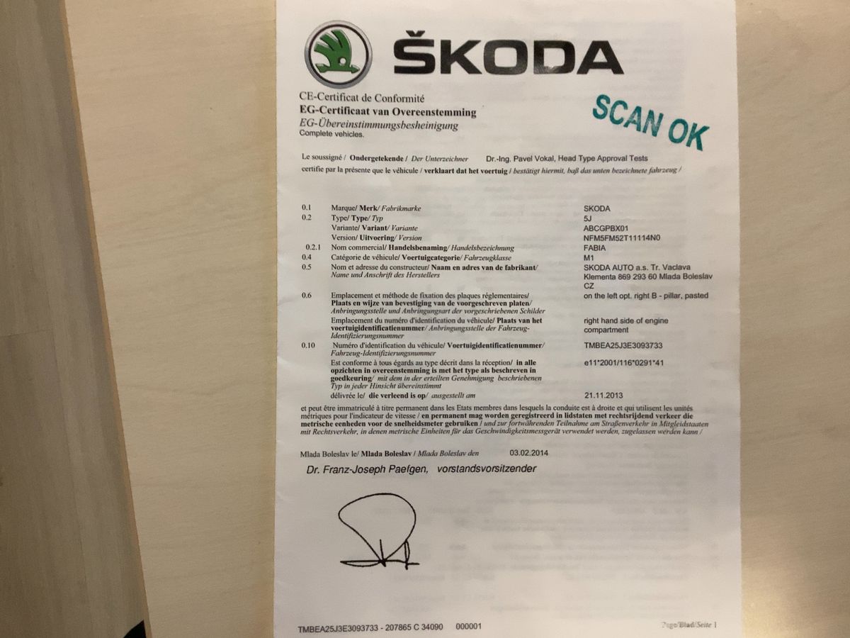 Skoda Fabia 1.2 Active