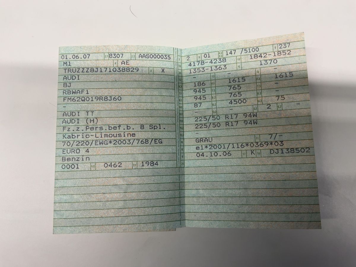 Audi TT 2.0 TFSI Roadster