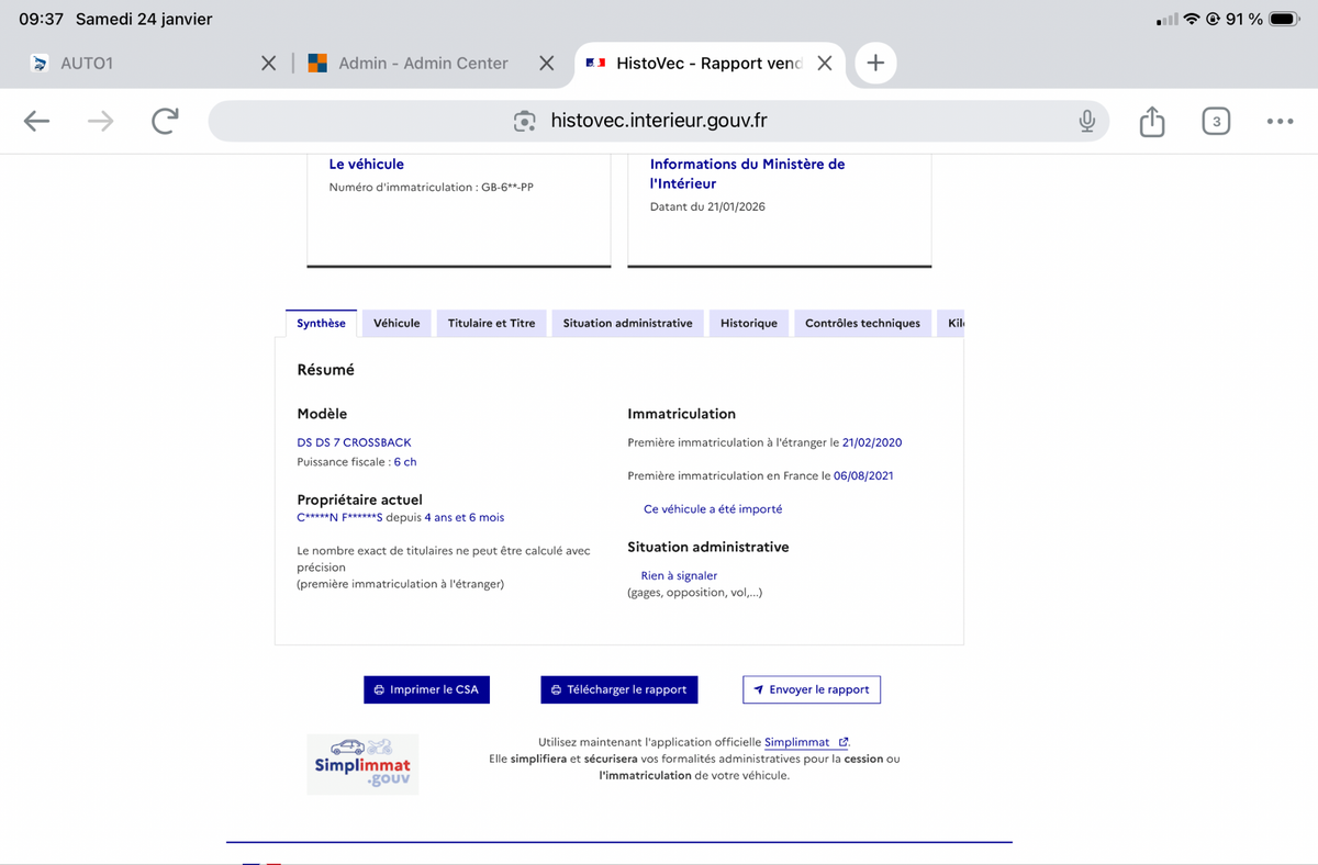 DS Automobiles d'occasion