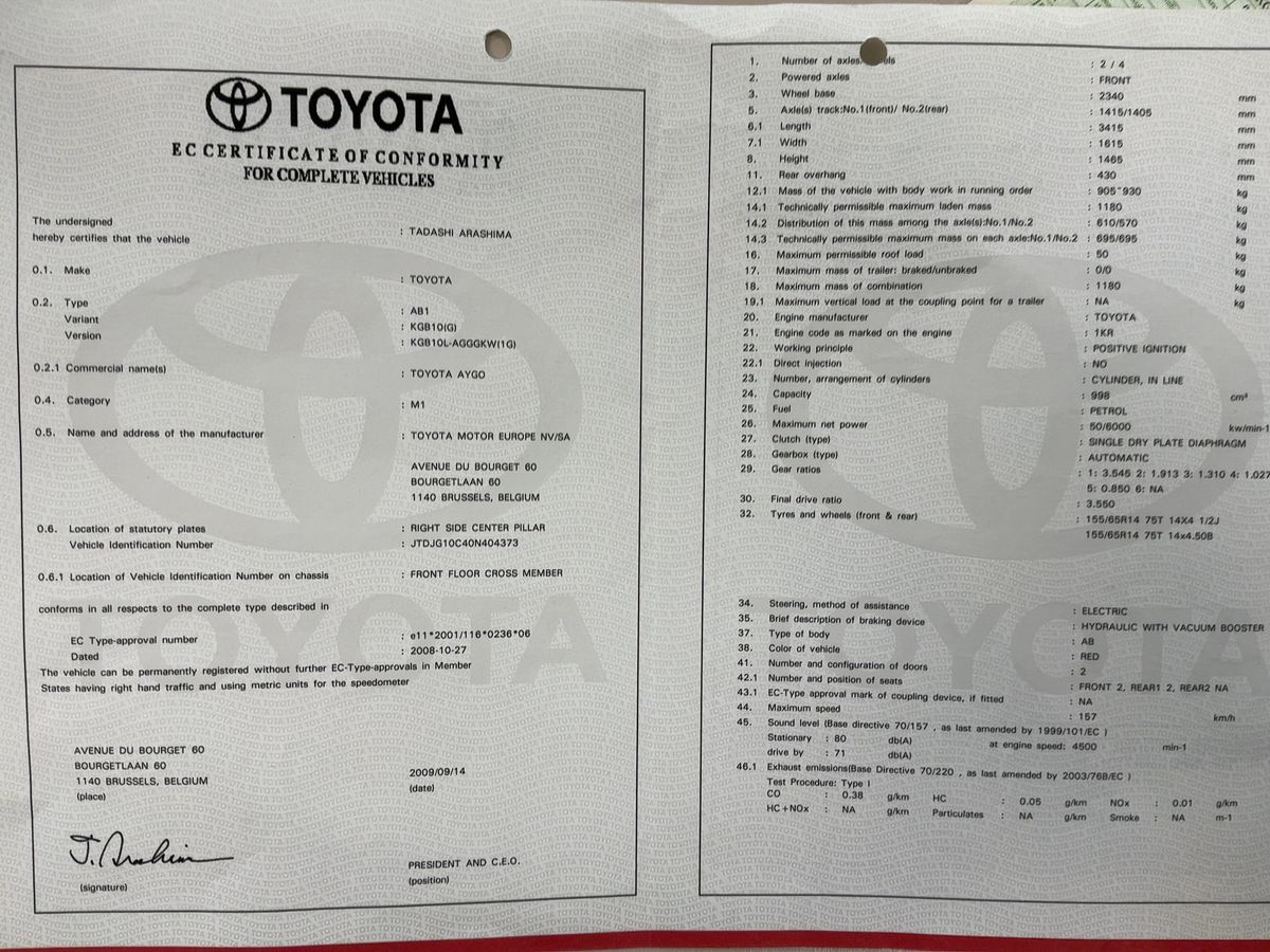 Toyota Aygo d'occasion