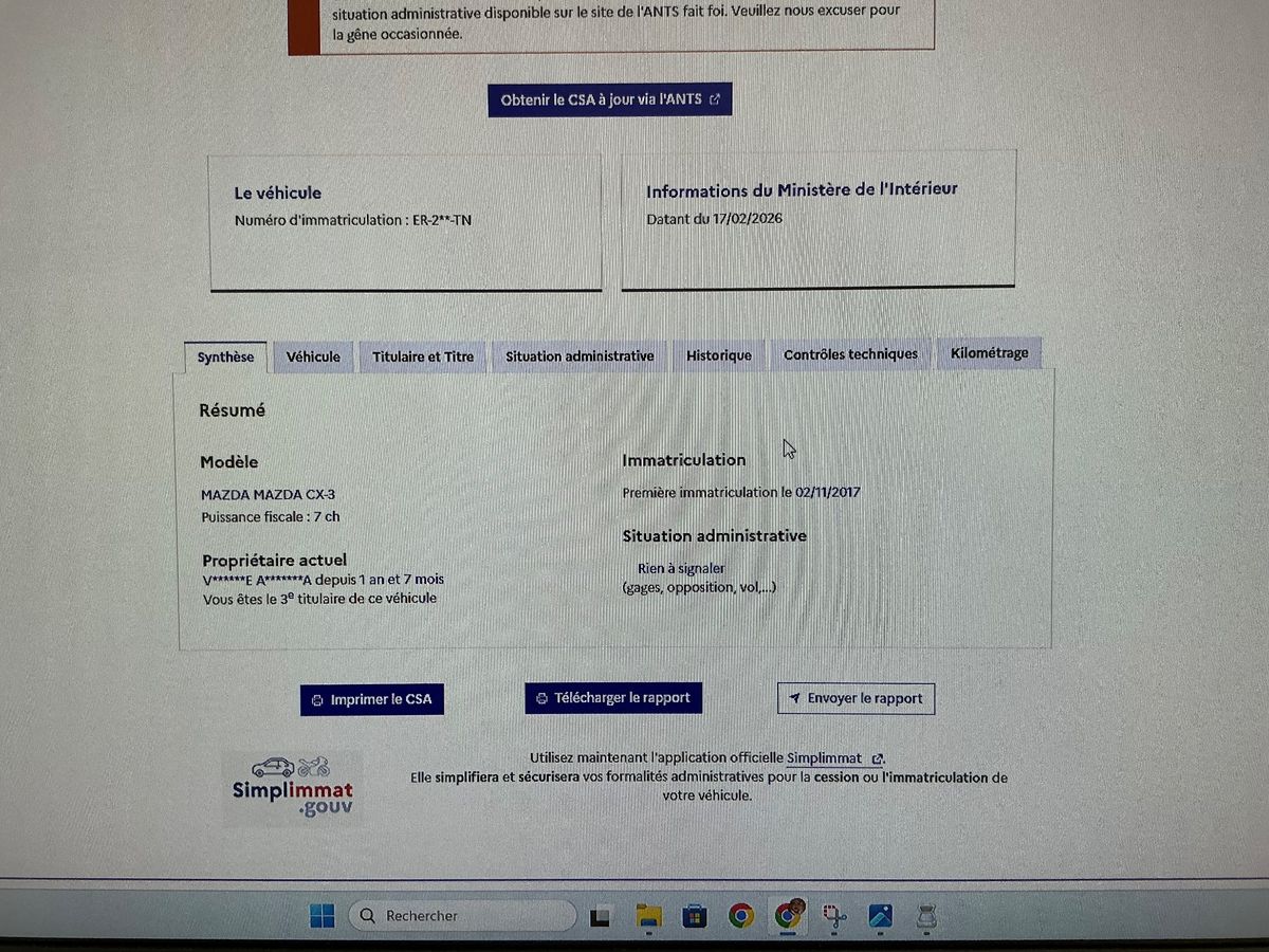 Mazda CX-3 d'occasion