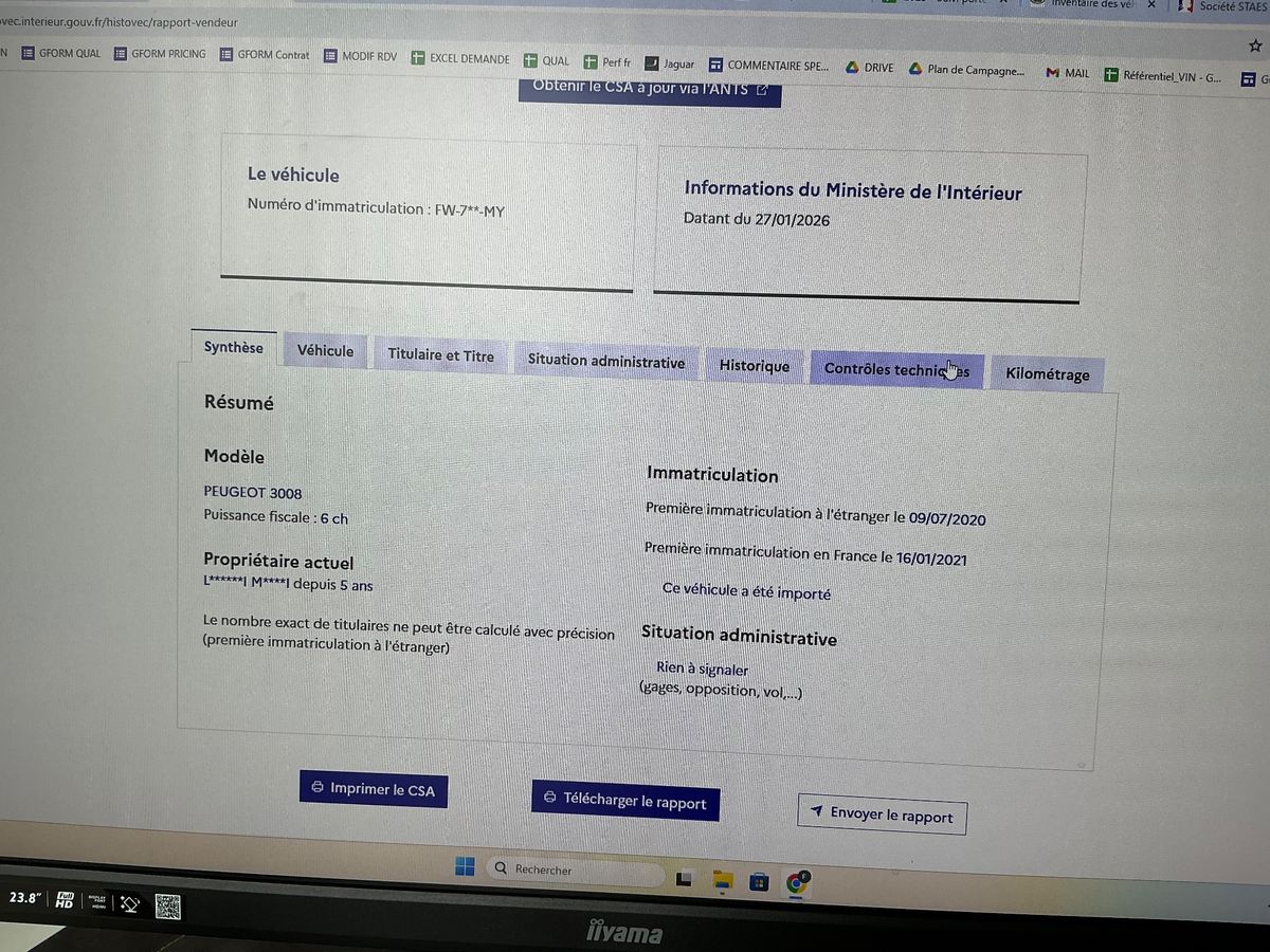 Peugeot 3008 d'occasion