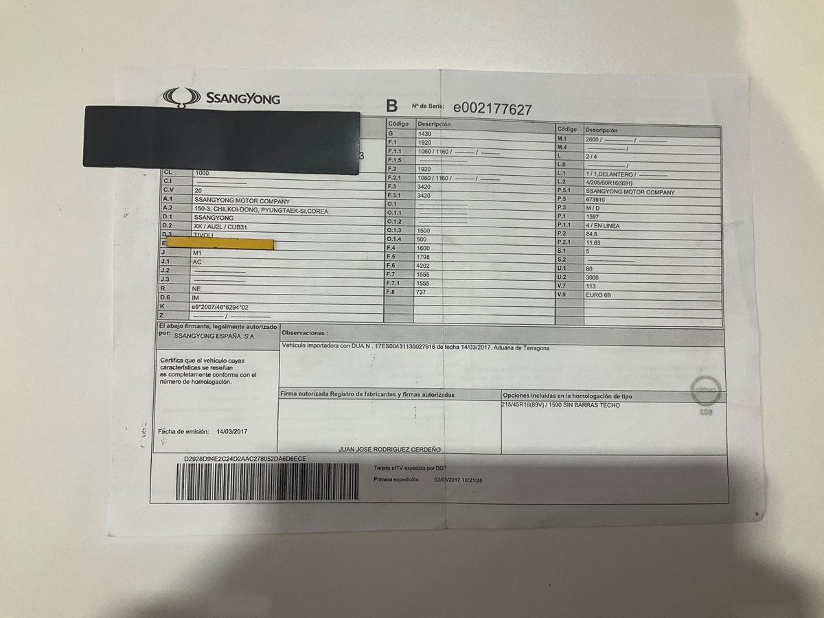 Ssangyong Tivoli d'occasion