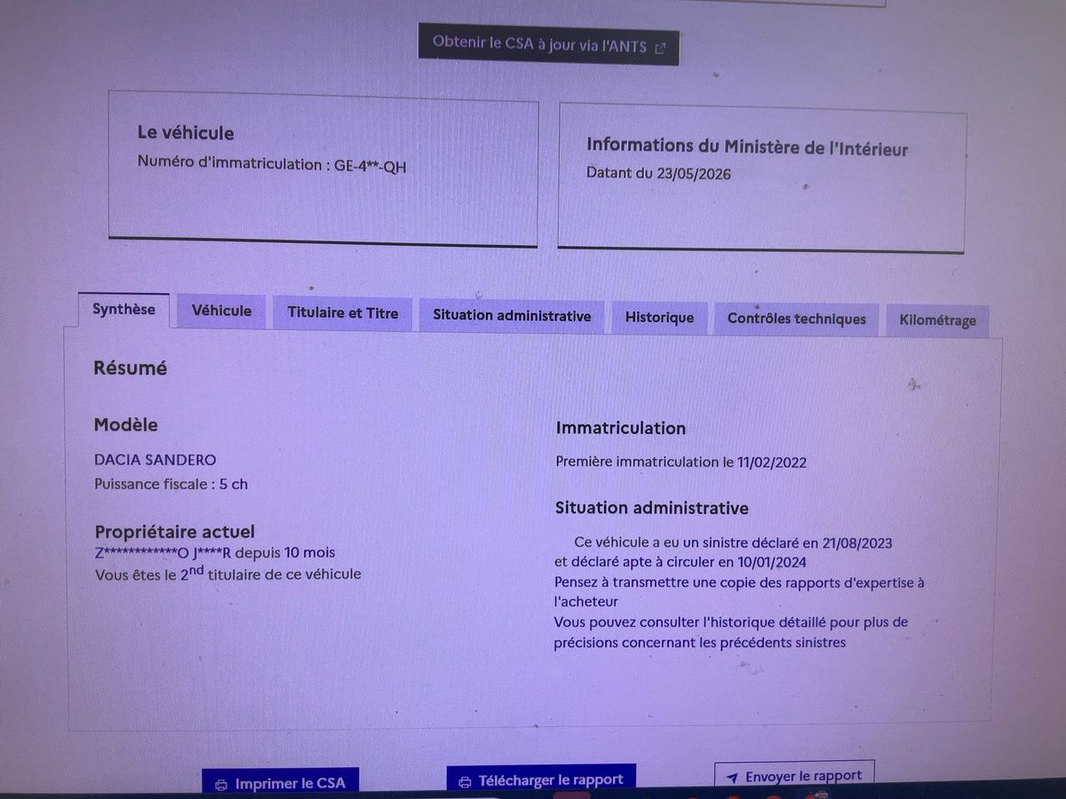 Dacia Sandero d'occasion