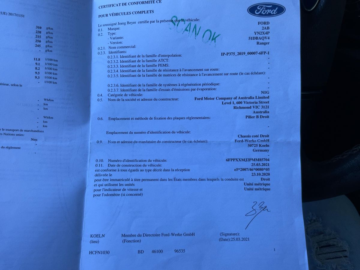 Ford Ranger d'occasion