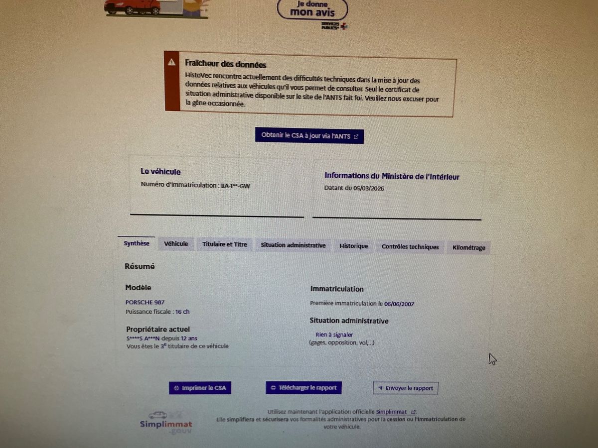 Porsche Boxster d'occasion