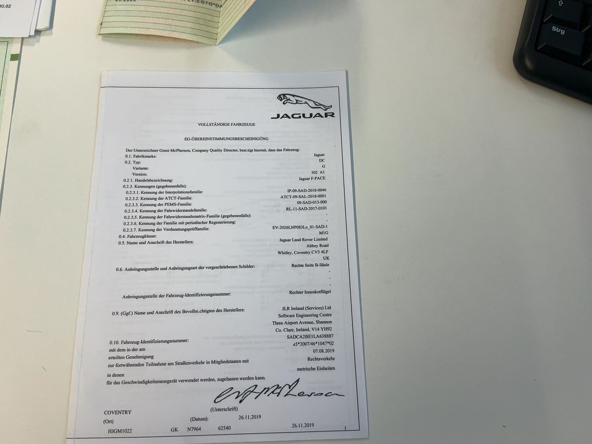 Jaguar F-Pace d'occasion