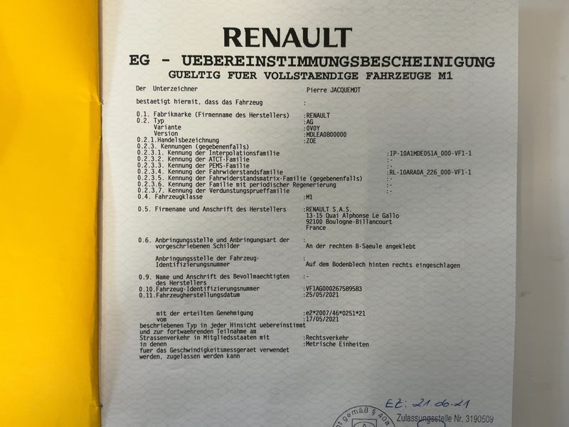 Renault Zoe electric drive 51 kW Zen — zdjęcie 16