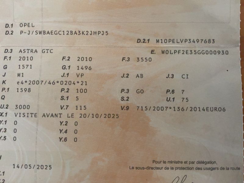 Opel Astra GTC 1.6 CDTI DPF Basis — zdjęcie 15