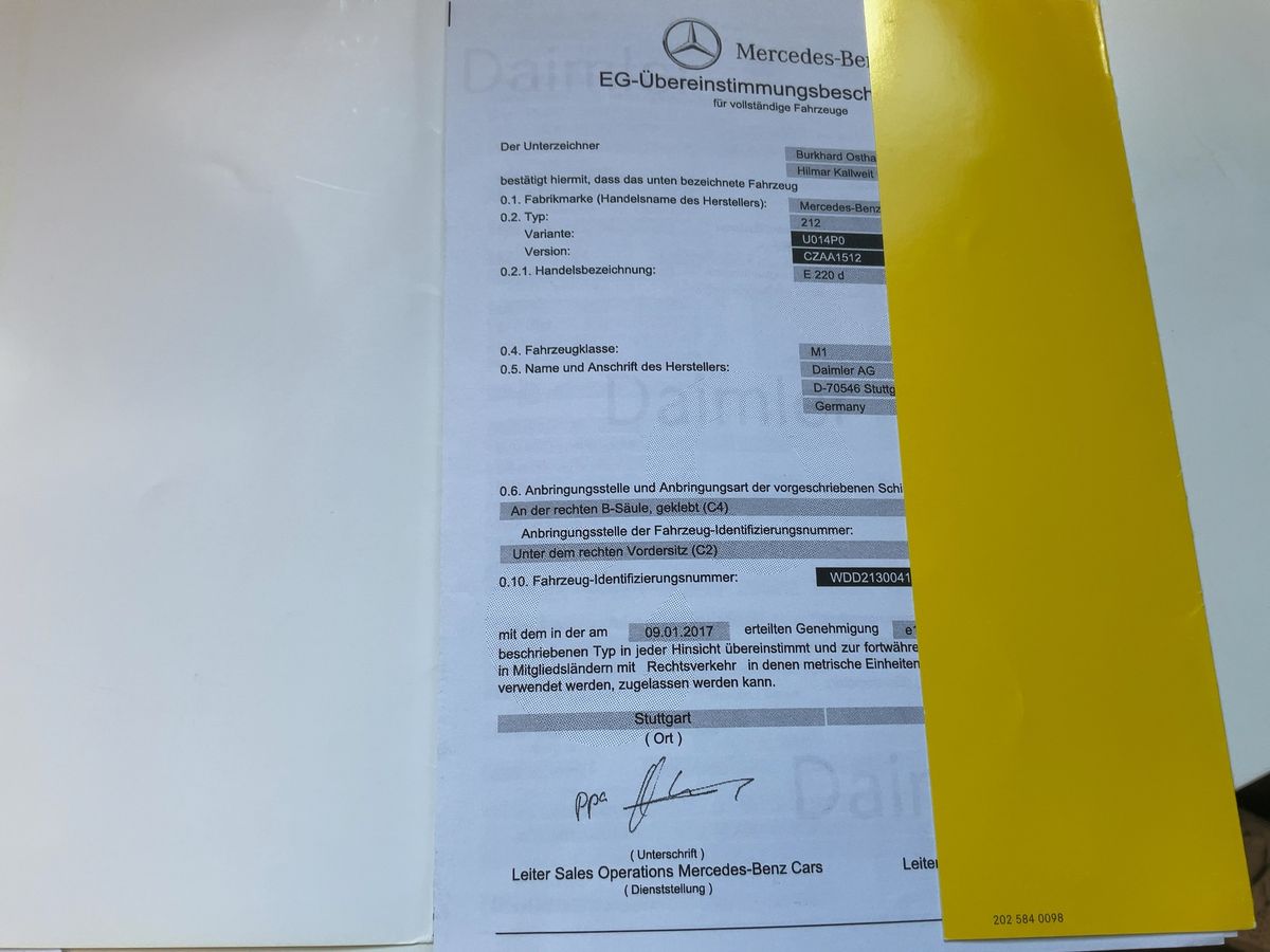 Mercedes-Benz E-Klasse d'occasion