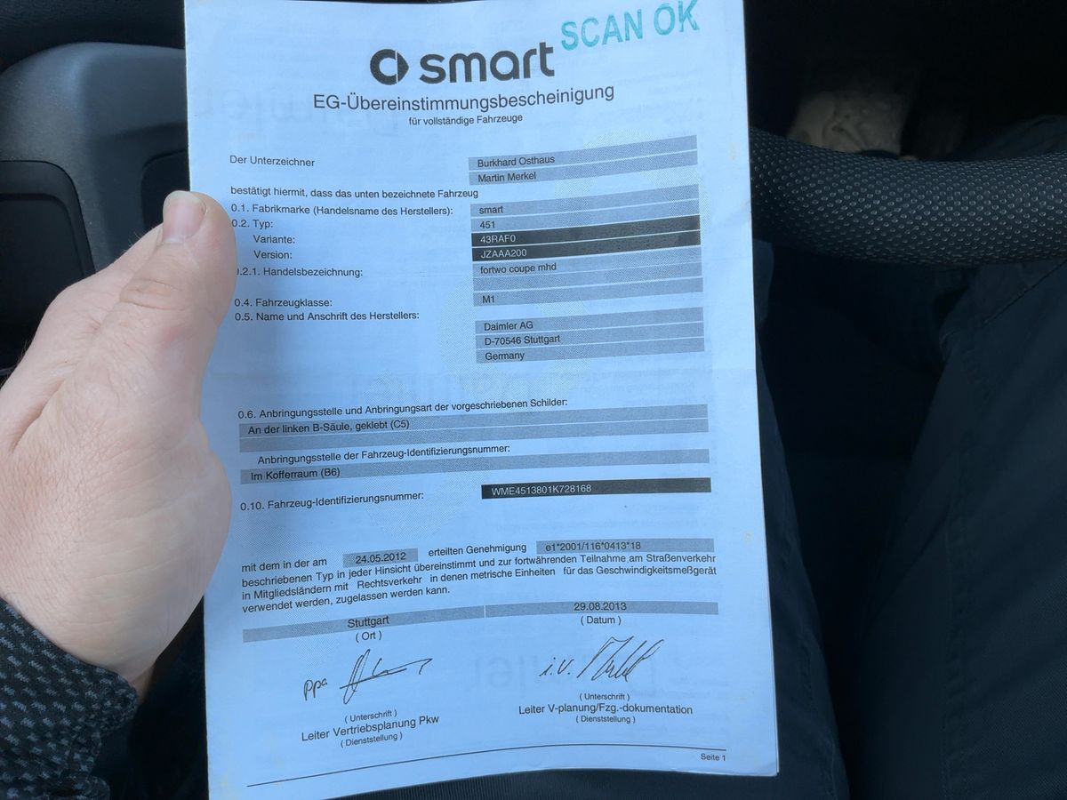 Smart fortwo d'occasion