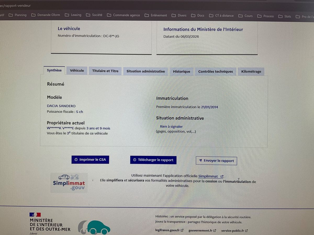 Dacia Sandero d'occasion