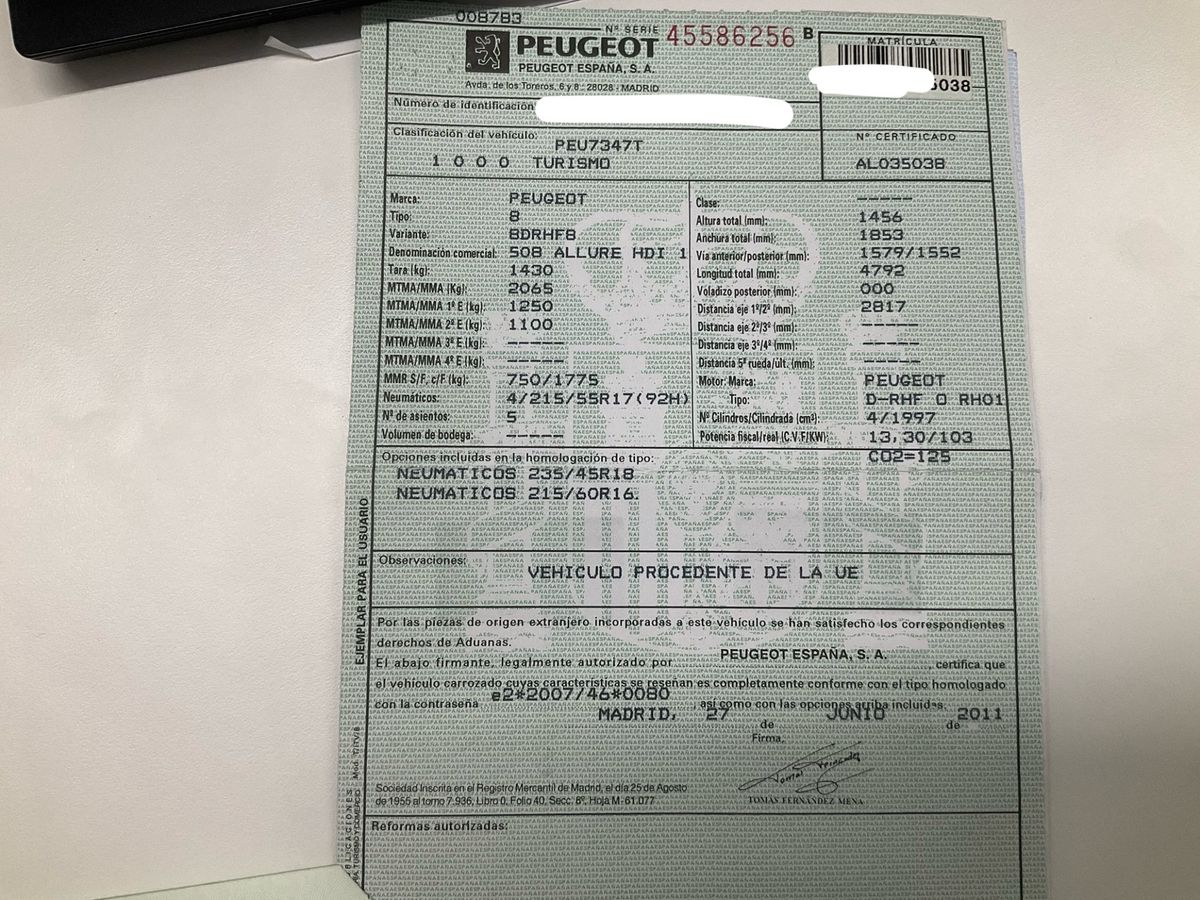 Peugeot 508 2.0 HDi Allure