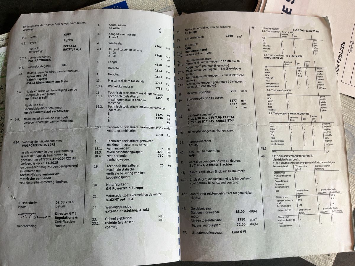 Opel Zafira d'occasion