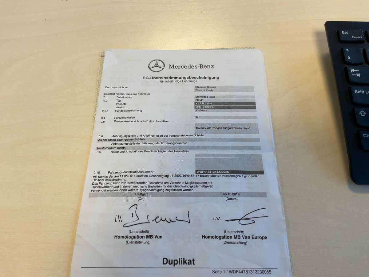 Mercedes-Benz V-Klasse d'occasion