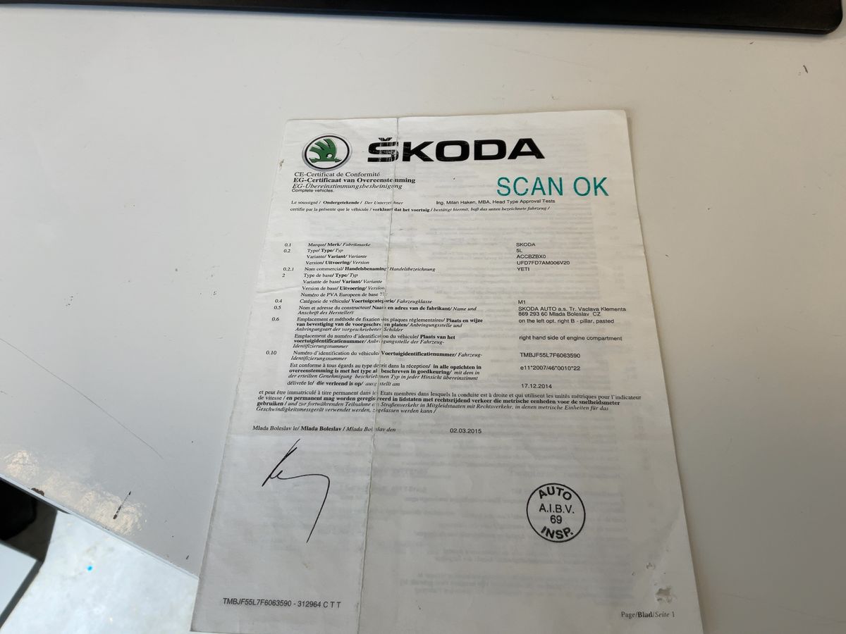 Skoda Yeti d'occasion