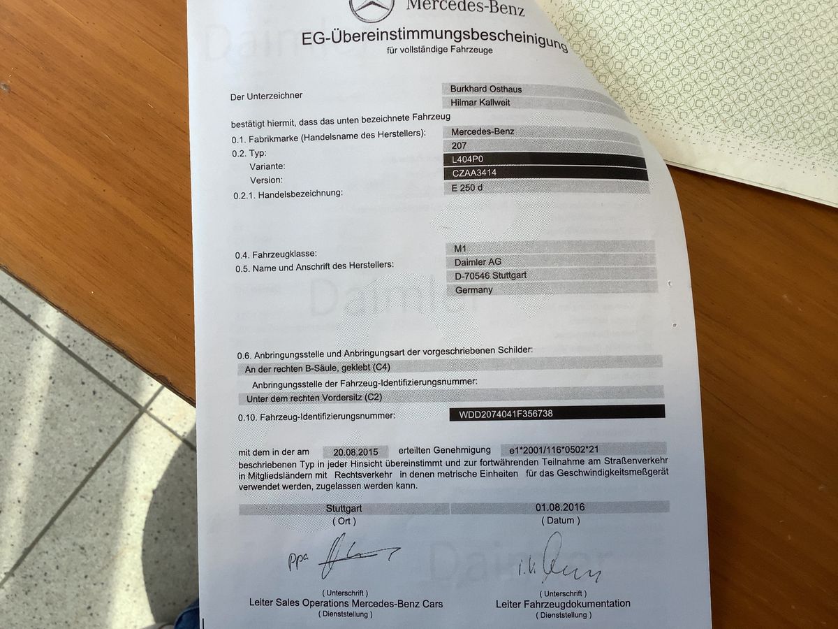 Mercedes-Benz E-Klasse d'occasion