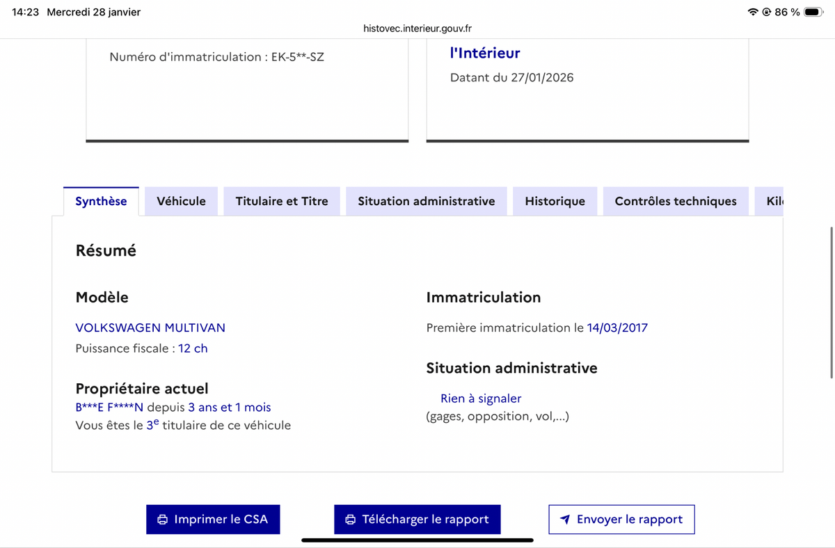 Volkswagen T6 d'occasion