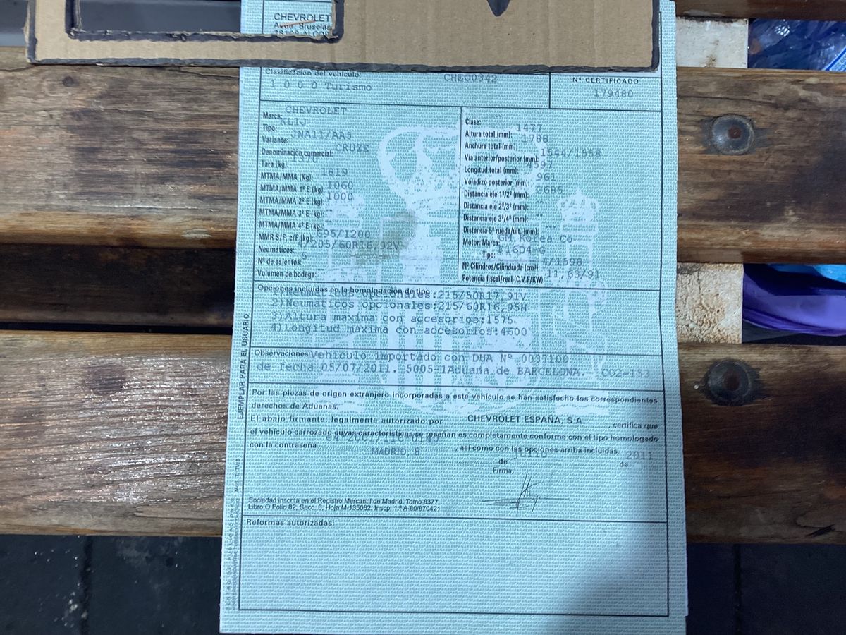 Chevrolet Cruze d'occasion