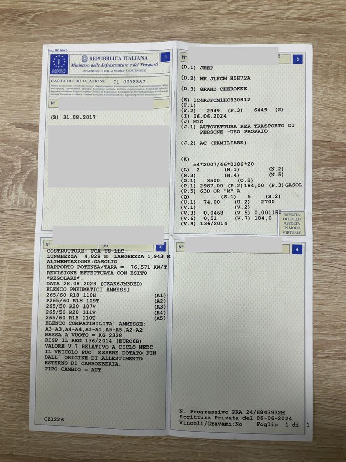 Jeep Grand d'occasion