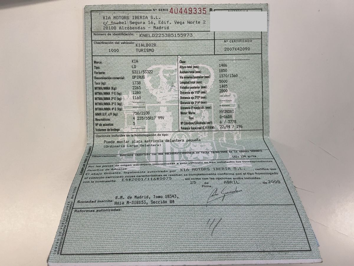 Kia Opirus d'occasion