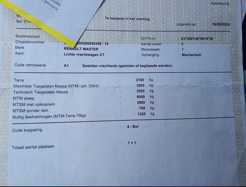 Renault Master 2.3 dCi L2H2 HKa 3,5 Komfort — zdjęcie 19