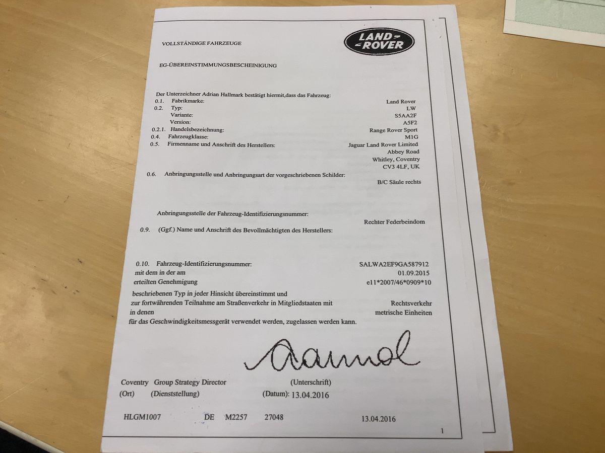 Land Rover Range Rover Sport 5.0 V8 Autobiography Dynamic