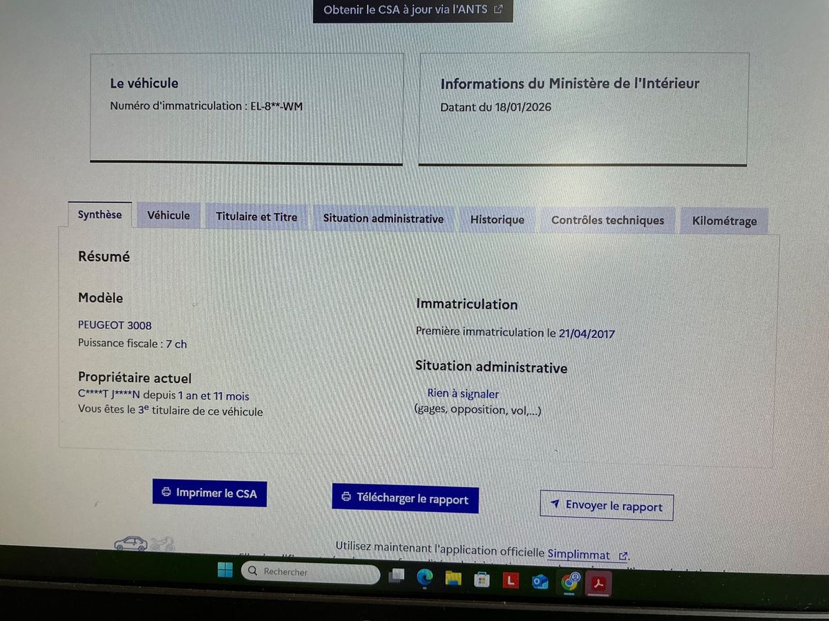 Peugeot 3008 d'occasion