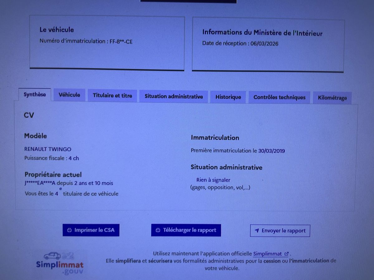 Renault Twingo d'occasion