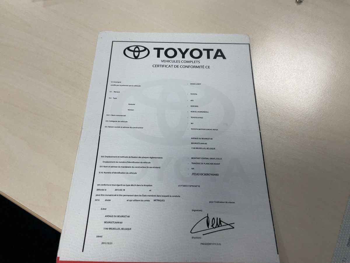 Toyota Aygo d'occasion