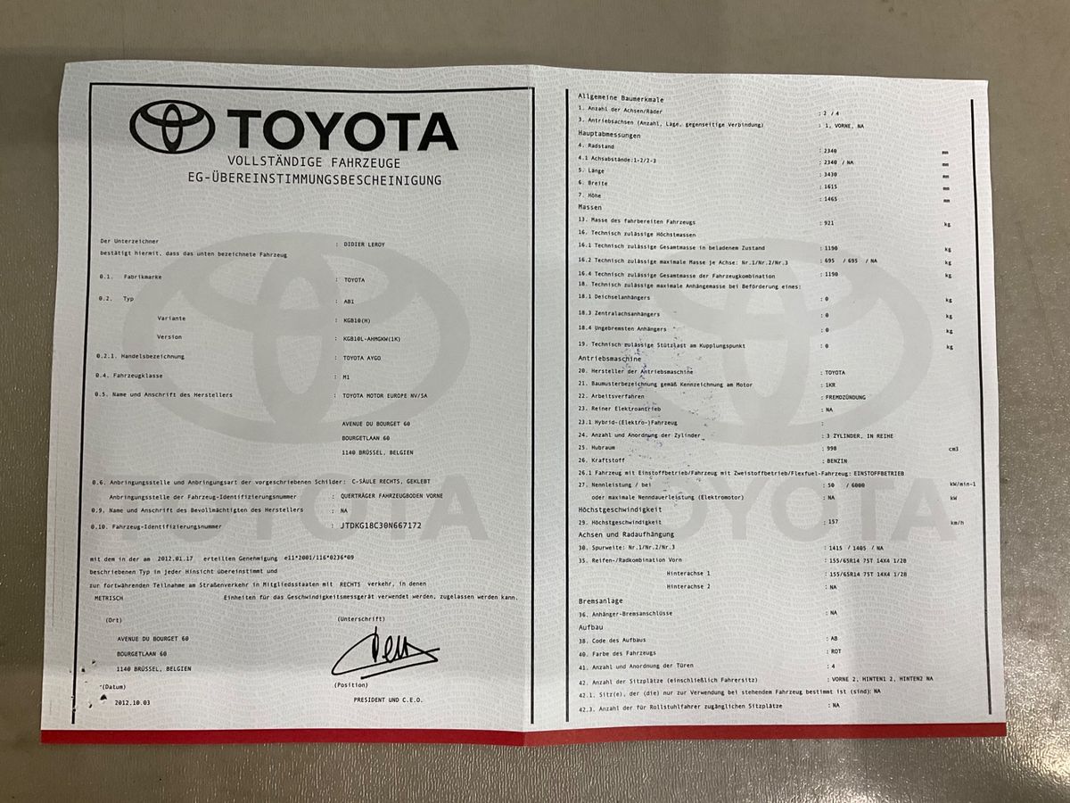 Toyota Aygo 1.0 Cool