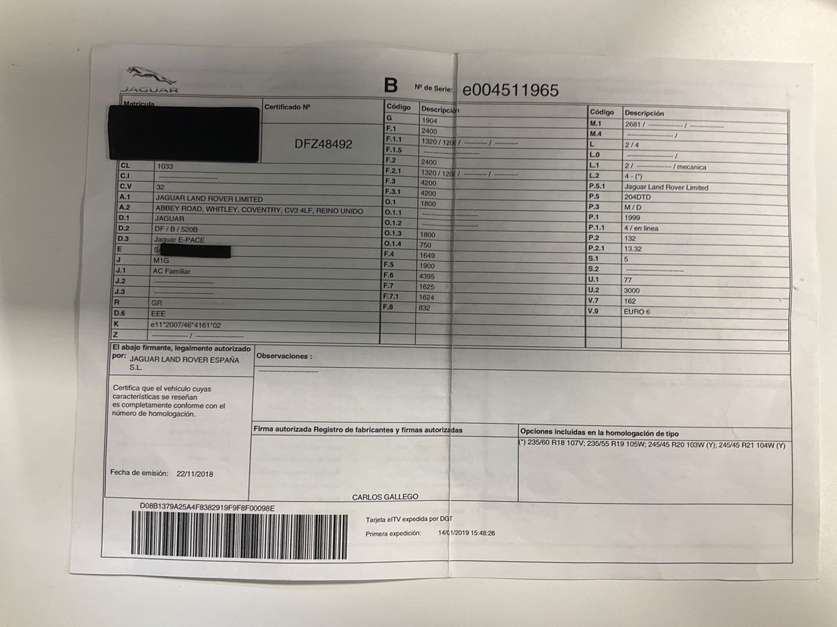 Jaguar E-Pace d'occasion