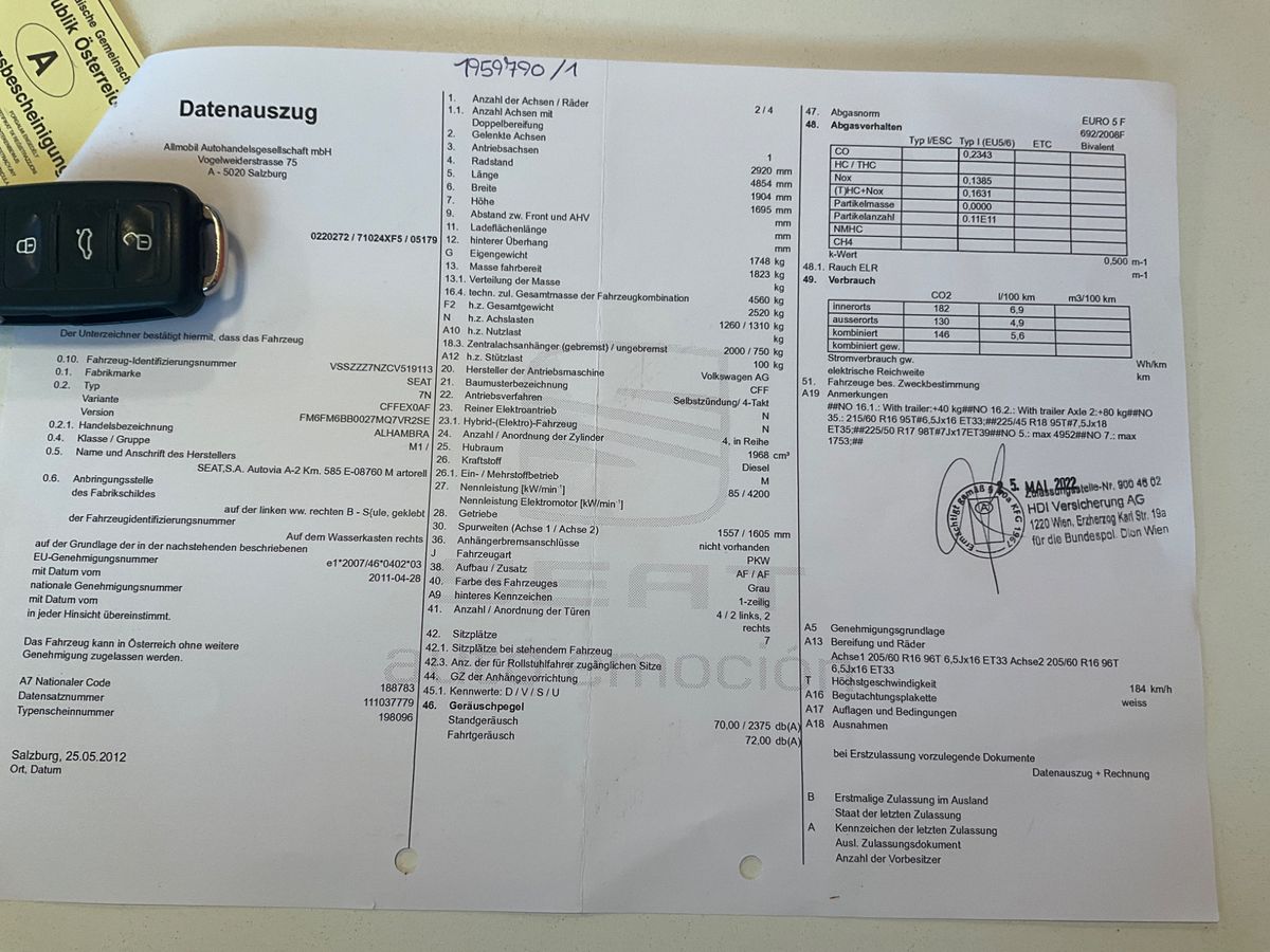Seat Alhambra d'occasion