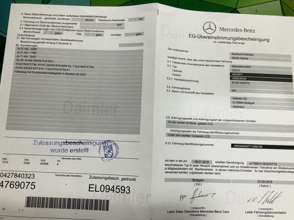 Mercedes-Benz B-Klasse d'occasion
