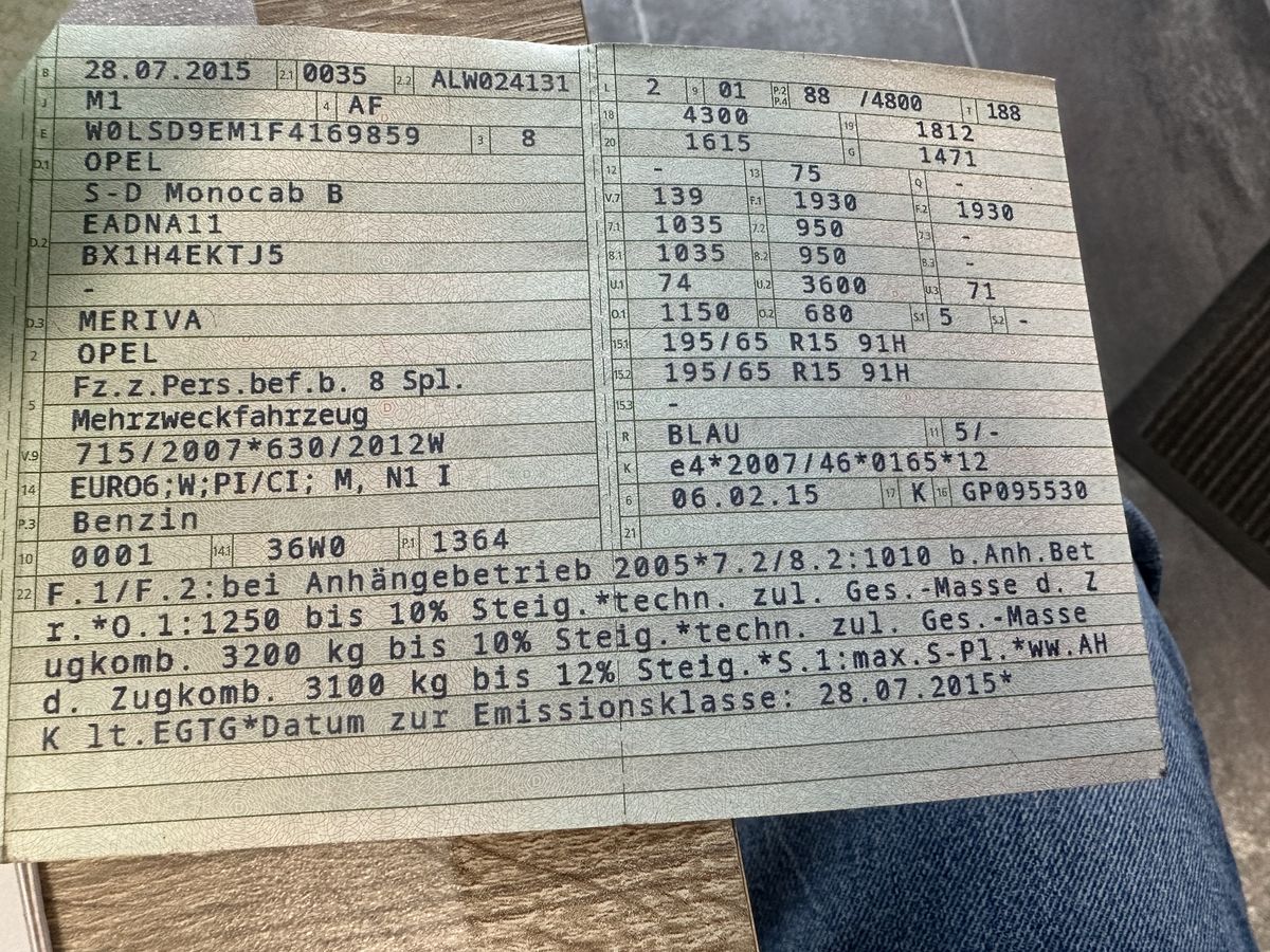 Opel Meriva d'occasion