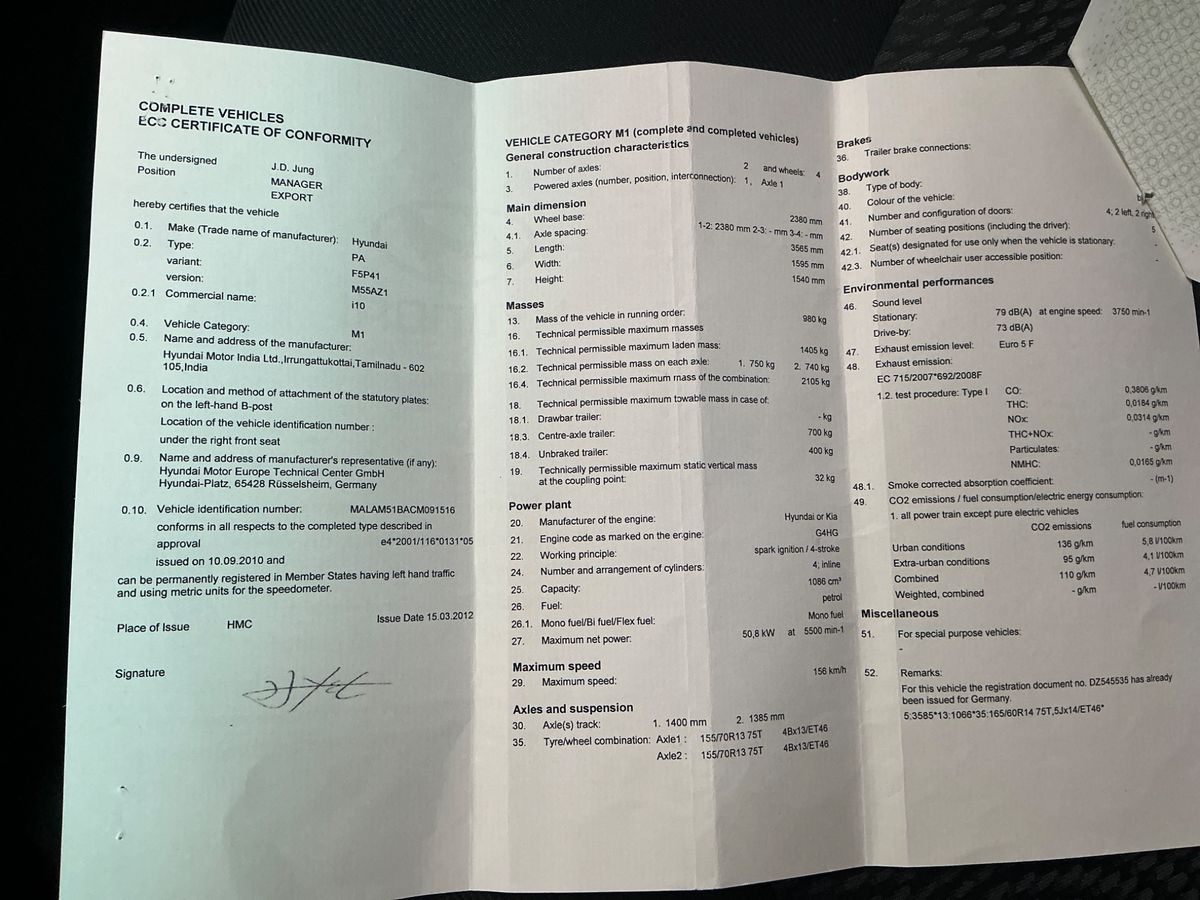 Hyundai i10 d'occasion