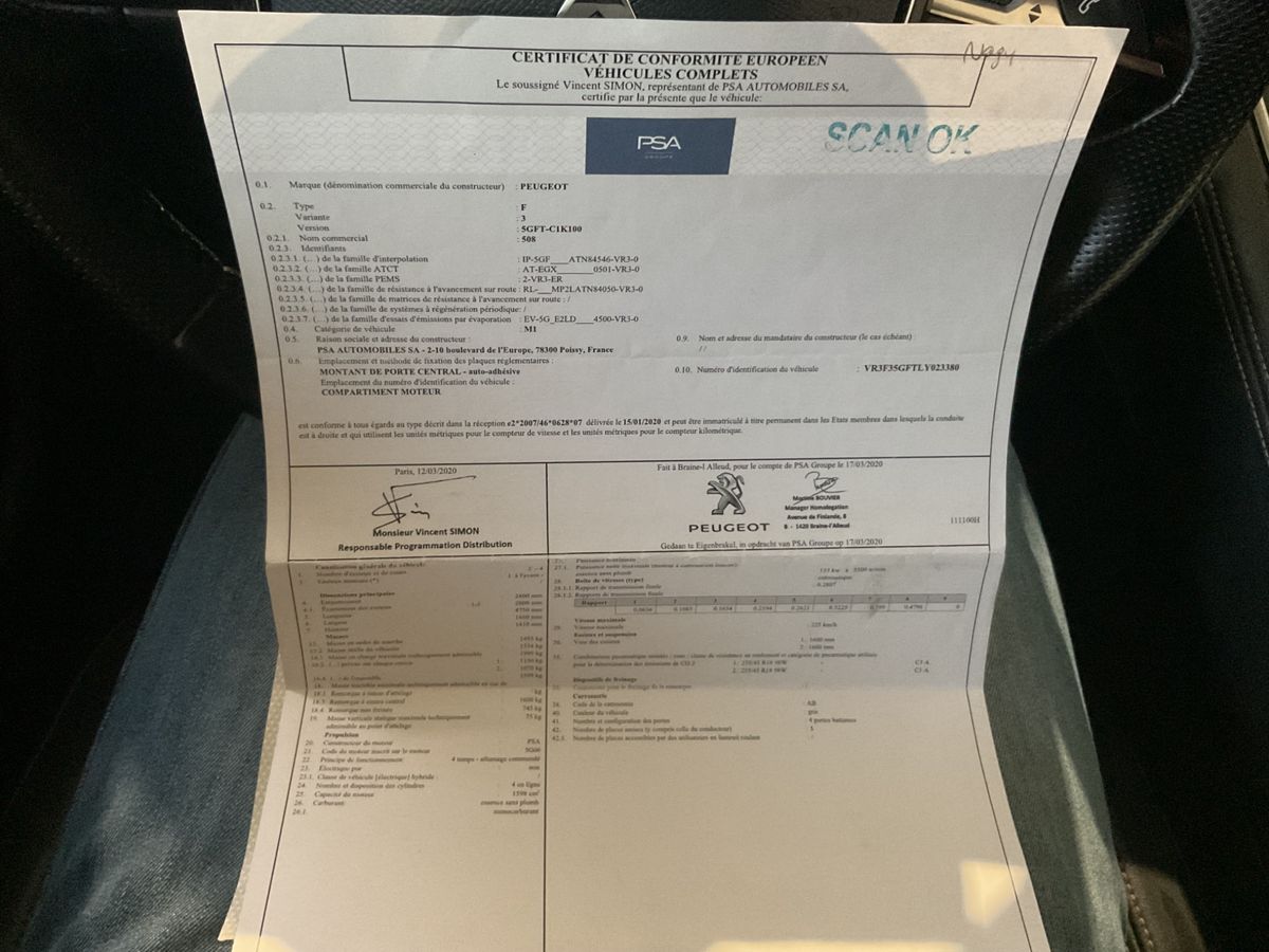 Peugeot 508 d'occasion