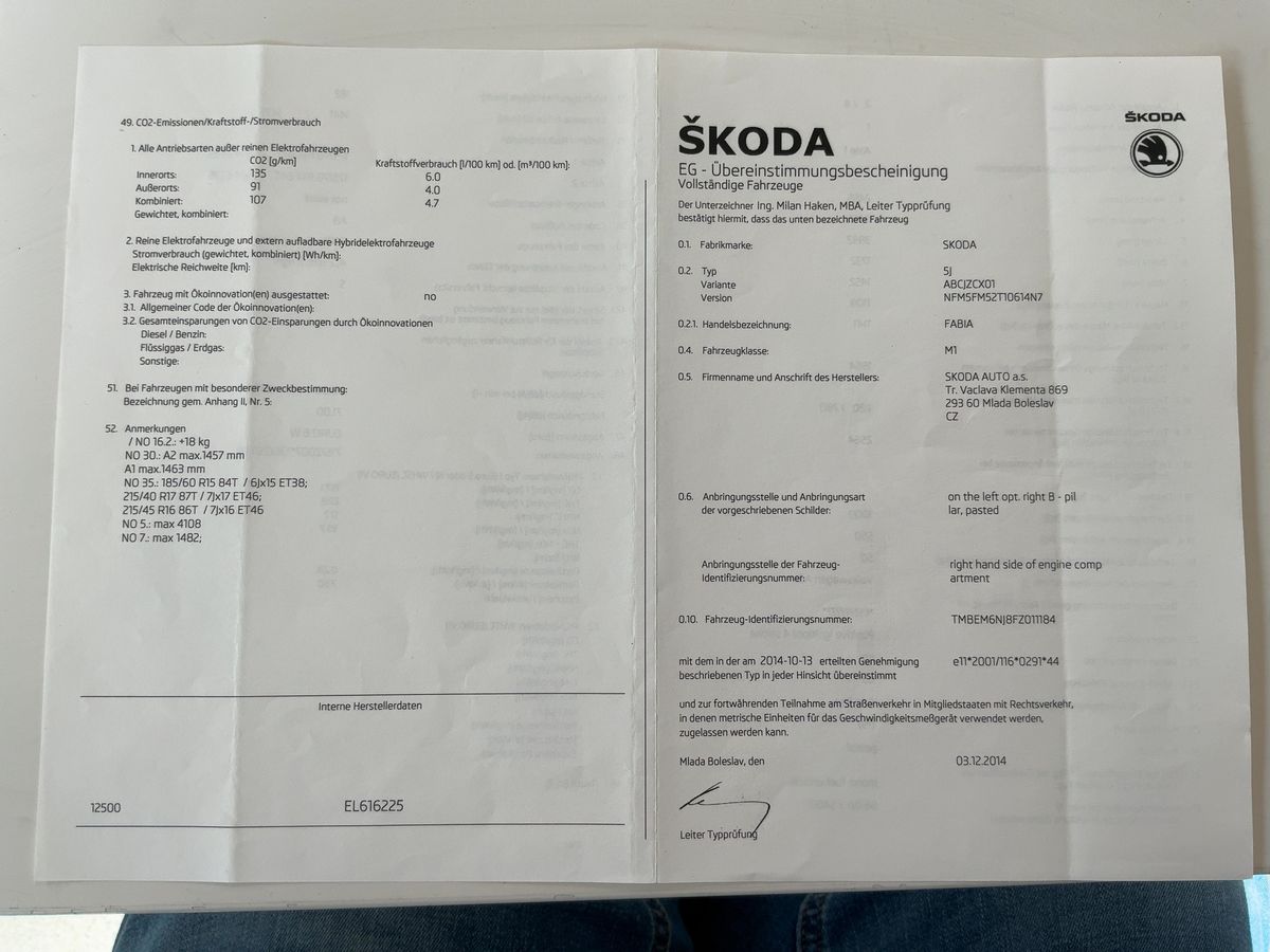 Skoda Fabia d'occasion