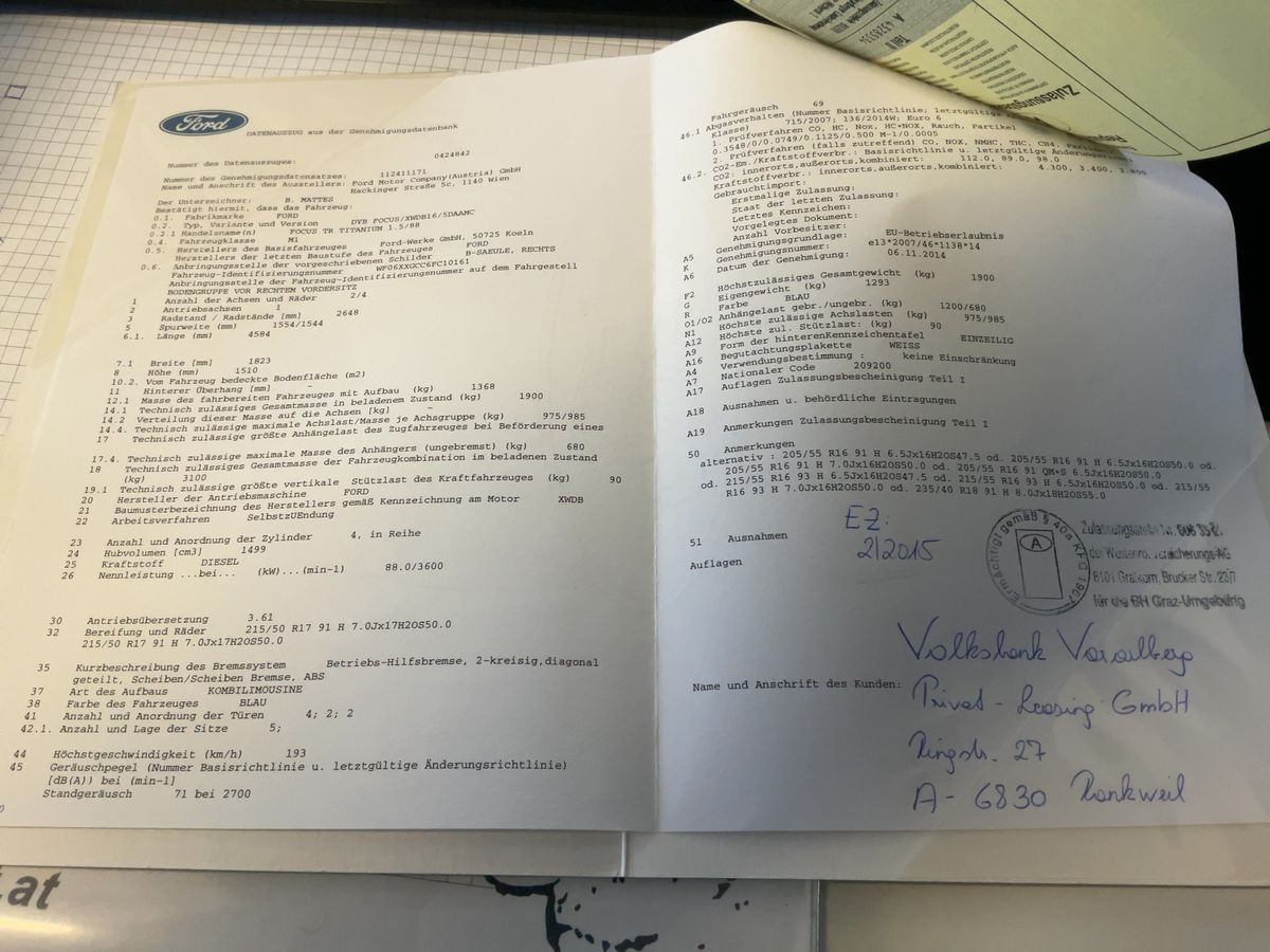 Ford Focus d'occasion