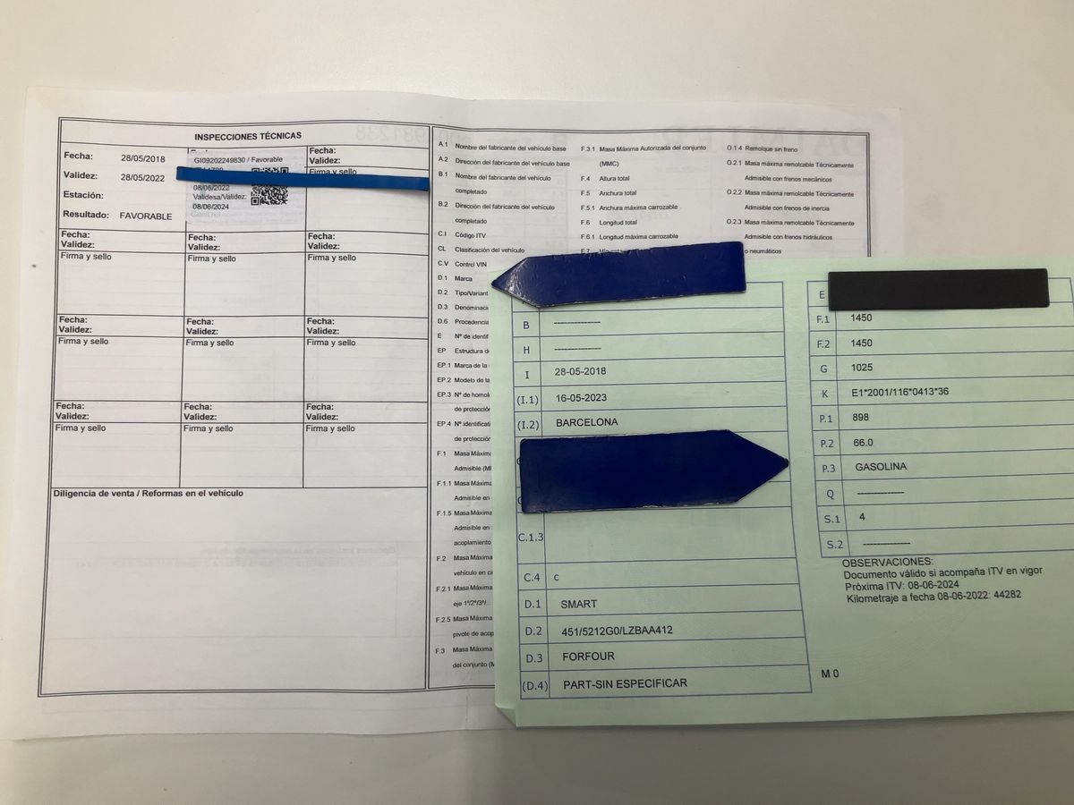 Smart forfour d'occasion